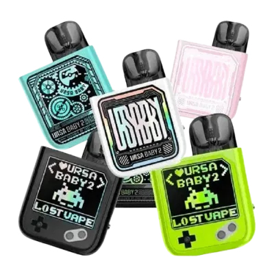 Lost Vape Ursa Baby 2 900 Pop Blue Time Gear (Бірюзовий, з картриджем) Багаторазовий POD